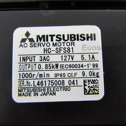 HC-SFS81 Mitsubishi Servo Motor