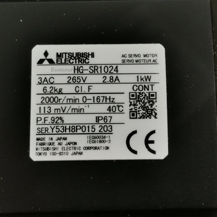 HG-SR1024 Mitsubishi Servo Motor