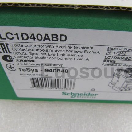 LC1D40ABD Schneider Contactor