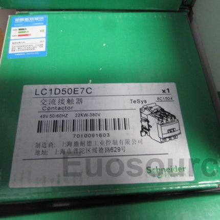 LC1D50E7C Schneider Contactor