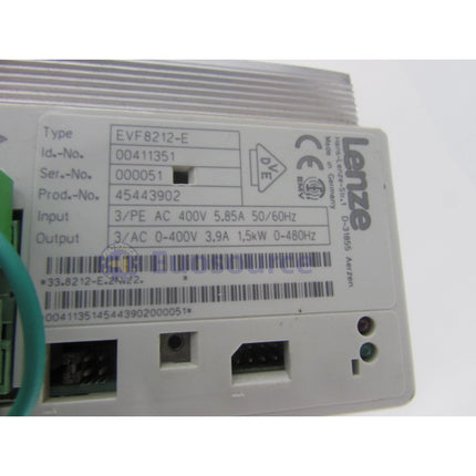 LENZE EVF8212-E 8200 Vector Frequency Inverter - 1.5 kW, 400 V
