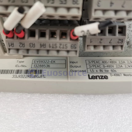 LENZE EVS9322-EK 9300 Servo Cam Profiler - 0.75 kW, 400 V