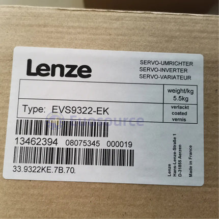 LENZE EVS9322-EK 9300 Servo Cam Profiler - 0.75 kW, 400 V