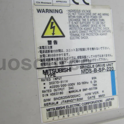 MDS-B-SP-220 Mitsubishi Servo Drive
