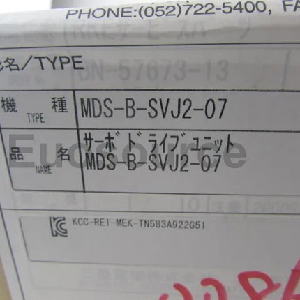 MDS-B-SVJ2-07 Mitsubishi Servo Drive