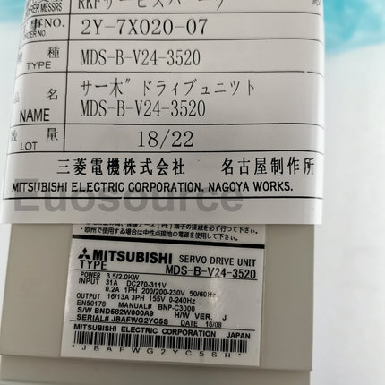 MDS-B-V24-3520 Mitsubishi Servo Drive