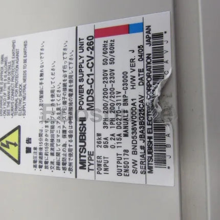 MDS-C1-CV-260 Mitsubishi Servo Drive