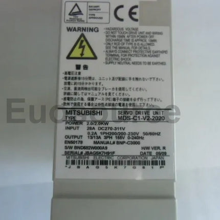 MDS-C1-V2-2020 Mitsubishi Servo Drive