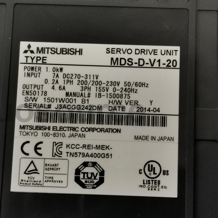 MDS-D-V1-20 Mitsubishi Servo Drive