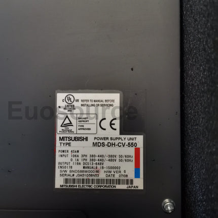 MDS-DH-CV-550 Mitsubishi Servo Drive