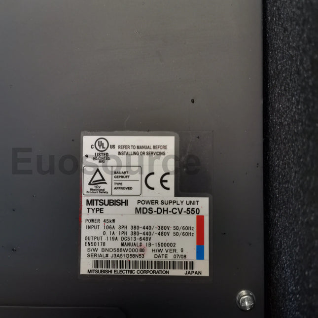 MDS-DH-CV-550 Mitsubishi Servo Drive