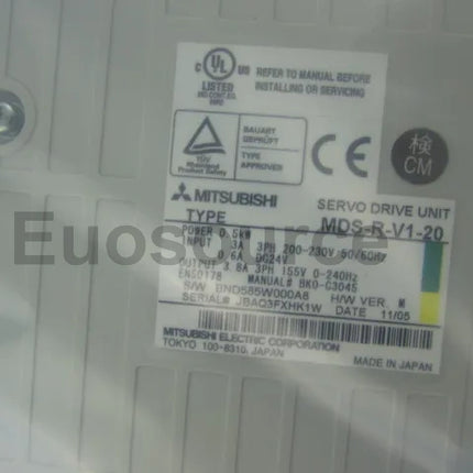 MDS-R-V1-20 Mitsubishi Servo Drive