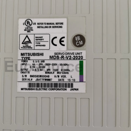 MDS-R-V2-2020 Mitsubishi Servo Drive