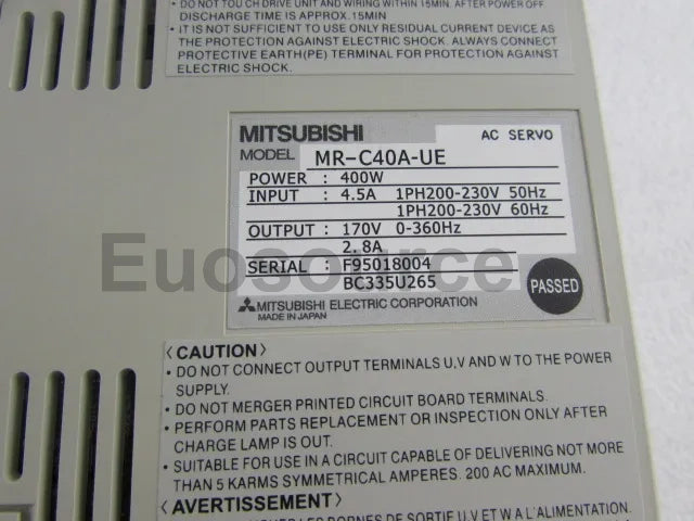 MR-C40A-UE Mitsubishi Servo Drive