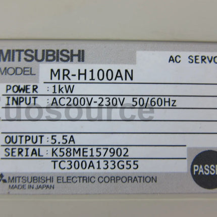 MR-H100AN Mitsubishi Servo Drive