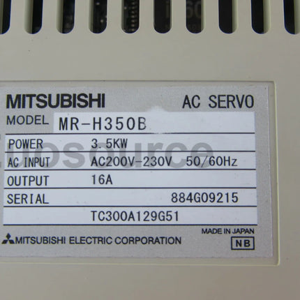 MR-H350B Mitsubishi Servo Drive
