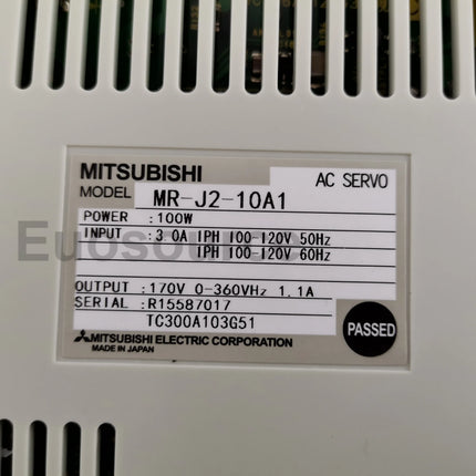MR-J2-10A1 Mitsubishi Servo Drive
