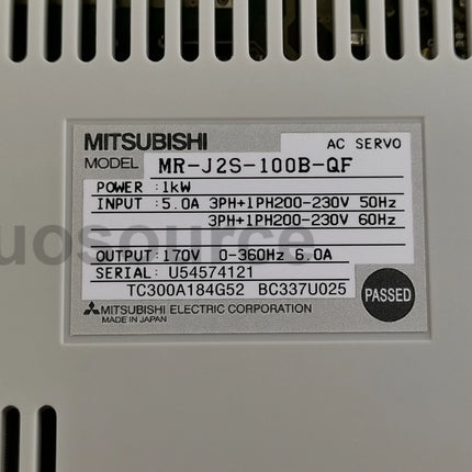MR-J2S-100B-QF Mitsubishi Servo Drive