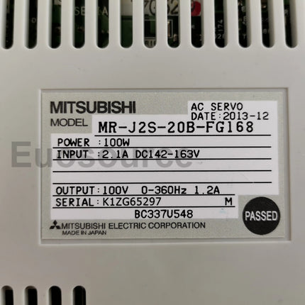 MR-J2S-20B-FG168 Mitsubishi Servo Drive