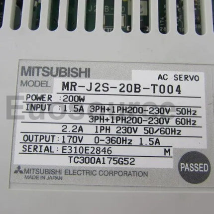 MR-J2S-20B-T004 Mitsubishi Servo Drive