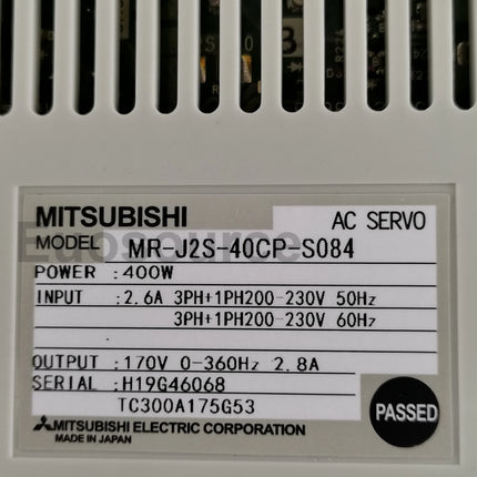 MR-J2S-40CP-S084 Mitsubishi Servo Drive