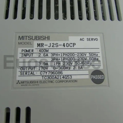 MR-J2S-40CP Mitsubishi Servo Drive