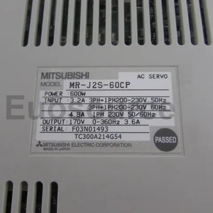 MR-J2S-60CP Mitsubishi Servo Drive