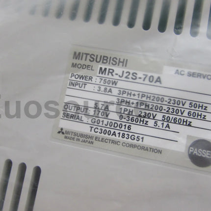 MR-J2S-70A Mitsubishi Servo Drive