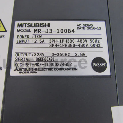 MR-J3-100B4 Mitsubishi Servo Drive