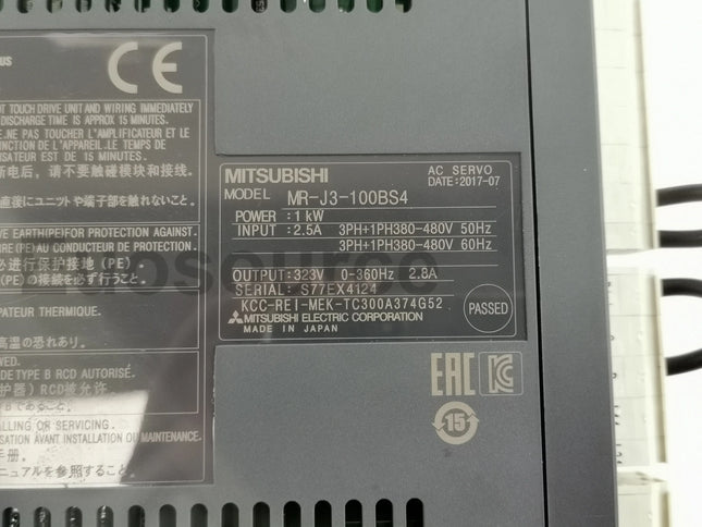 MR-J3-100BS4 Mitsubishi Servo Drive