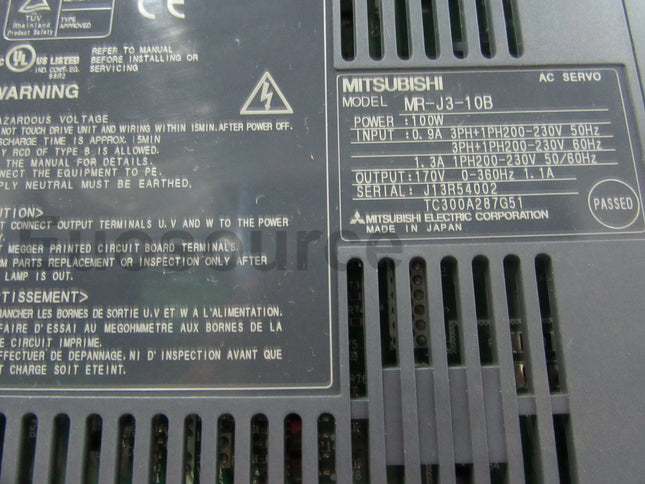 MR-J3-10B Mitsubishi Servo Drive