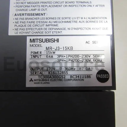 MR-J3-15KB Mitsubishi Servo Drive