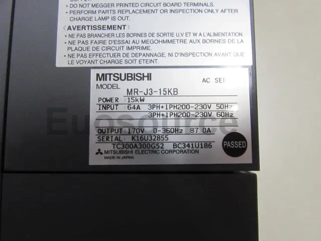 MR-J3-15KB Mitsubishi Servo Drive
