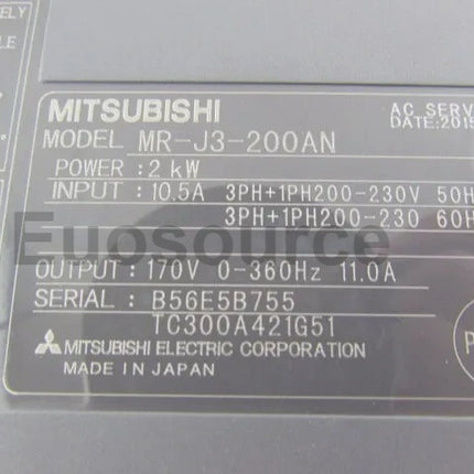 MR-J3-200AN Mitsubishi Servo Drive