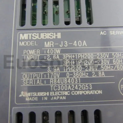 MR-J3-40A Mitsubishi Servo Drive