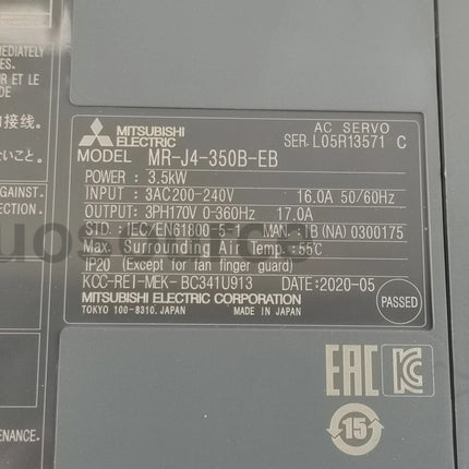 MR-J4-350B-EB Mitsubishi Servo Drive