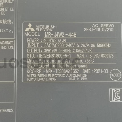 MR-J4W2-44B Mitsubishi Servo Drive