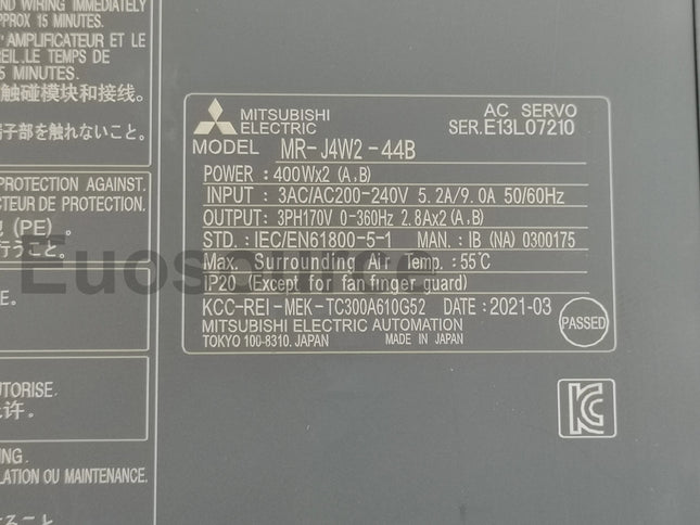 MR-J4W2-44B Mitsubishi Servo Drive