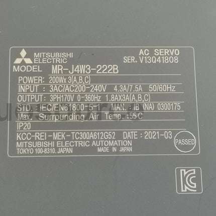 MR-J4W3-222B Mitsubishi Servo Drive