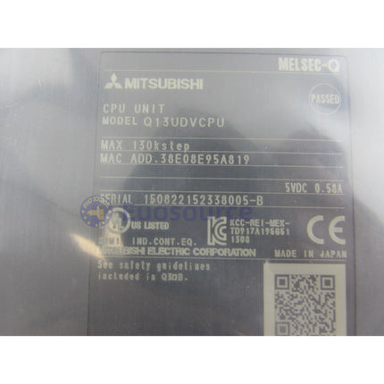 Genuine MITSUBISHI Q13UDVCPU PLC Module - Ships Worldwide