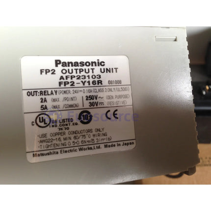 PANASONIC FP2-Y16R Relay Output Unit - FP2 Series, 16 Points