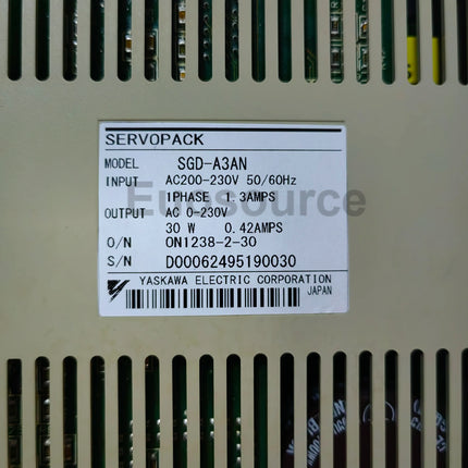 SGD-A3AN Yaskawa Servo Drive For networked motion