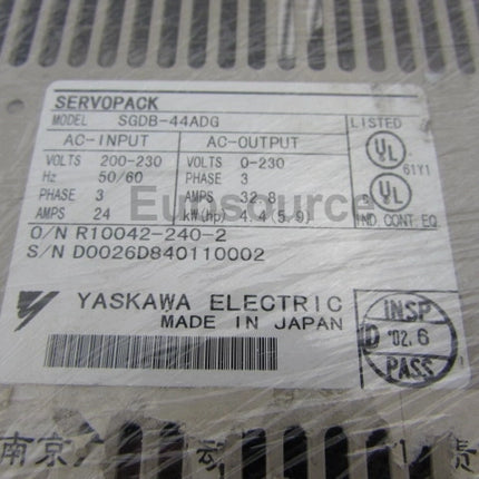 SGDB-44ADG Yaskawa Servo Drive For industrial