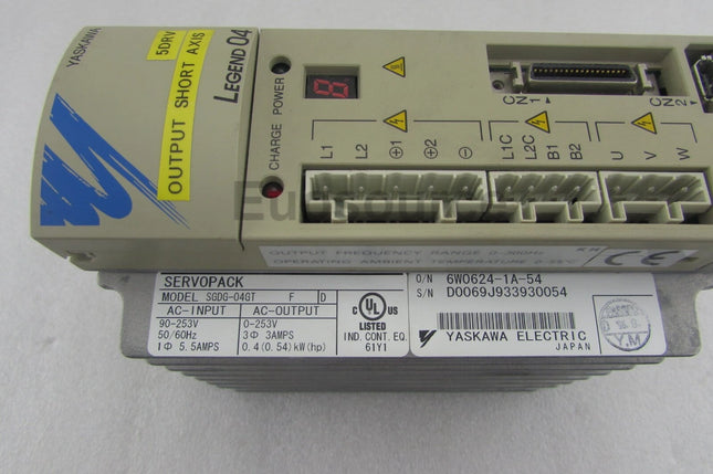 SGDG-04GT Yaskawa Servo Drive For networked motion