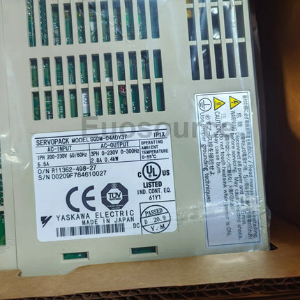 SGDM-04ADY37 Yaskawa Servo Drive Analog control
