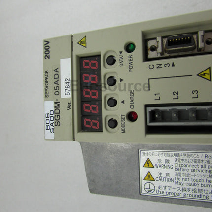 SGDM-05ADA Yaskawa Servo Drive EtherCAT Analog control