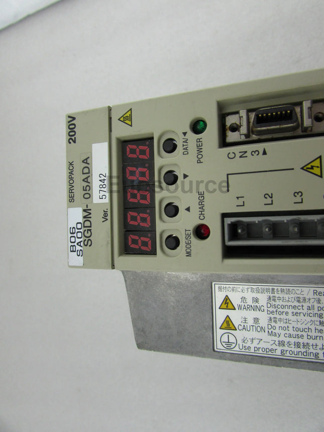 SGDM-05ADA Yaskawa Servo Drive EtherCAT Analog control