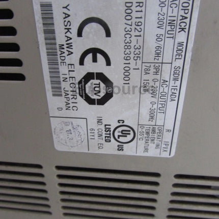 SGDM-1EADA Yaskawa Servo Drive Analog control