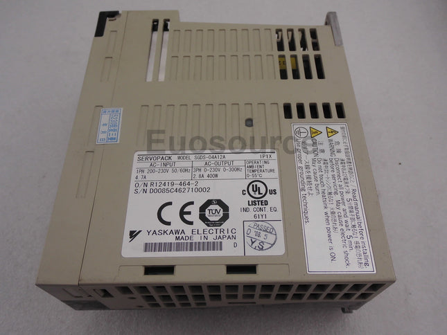 SGDS-04A12A Yaskawa Servo Drive Industrial Applications
