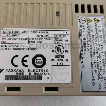 SGDS-A5A12A Yaskawa Servo Drive For industrial